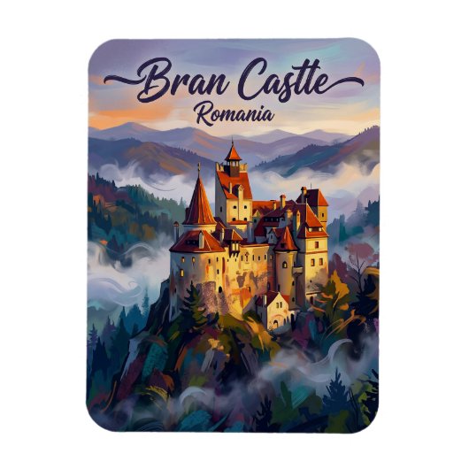 Kasteel Bran Roemenië Magneet (Verticaal)