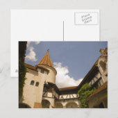 Kasteel Bran uit de 13e eeuw (Dracula's Kasteel), Briefkaart (Voorkant / Achterkant)