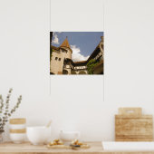 Kasteel Bran uit de 13e eeuw (Kasteel van Dracula) Poster (Keuken)