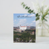 kasteel bratislava briefkaart (Staand voorkant)