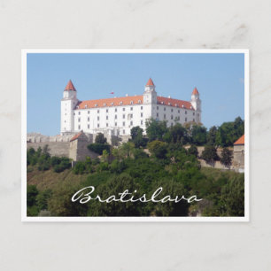 kasteel bratislava wit briefkaart