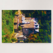 Kasteel Burg Eltz Duitsland. Legpuzzel (Horizontaal)