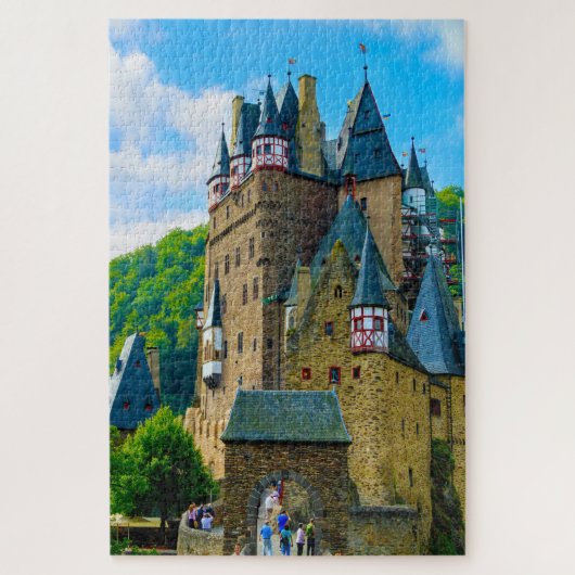 Kasteel Burg Eltz Duitsland. Legpuzzel (Verticaal)