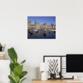 Kasteel Caernarfon, Gwynedd, Wales (RF) Poster (Thuiskantoor)