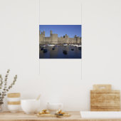 Kasteel Caernarfon, Gwynedd, Wales (RF) Poster (Keuken)