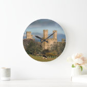 Kasteel Caernarfon Wales. Grote Klok (Huis)