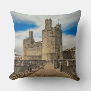Kasteel Caernarfon Wales. Kussen