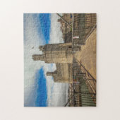 Kasteel Caernarfon. Wales Legpuzzel (Verticaal)