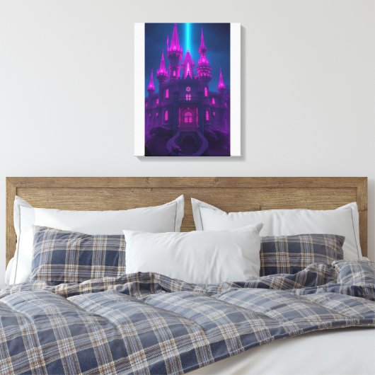 Kasteel canvas afdruk (Insitu (Slaapkamer))