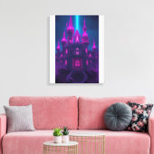 Kasteel canvas afdruk (Insitu (Woonkamer))