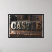 Kasteel Canvas Afdruk (Voorkant)
