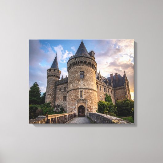 kasteel canvas afdruk (Voorkant)