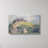 Kasteel Carreg Cennen Canvas Afdruk (Voorkant)