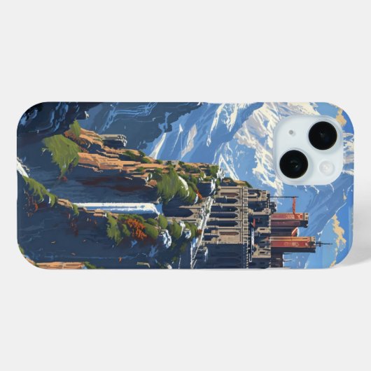 kasteel Case-Mate iPhone case (Achterkant (horizontaal))