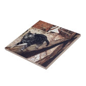 Kasteel Cat Rackham Illustratie Tegeltje (Zijkant)