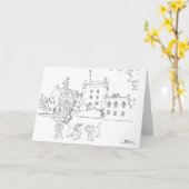 Kasteel Cawdor, Schotland Kaart (Gele Bloem)