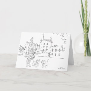 Kasteel Cawdor, Schotland Kaart