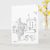 Kasteel Cawdor, Schotland Kaart (Gele Bloem)