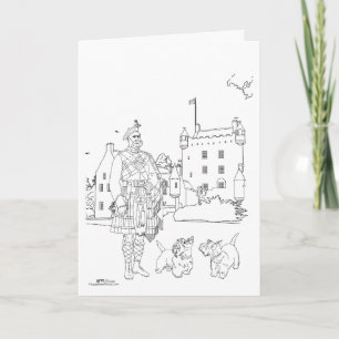 Kasteel Cawdor, Schotland Kaart