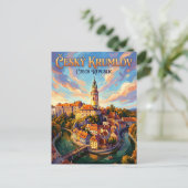 Kasteel Cesky Krumlov Tsjechië Briefkaart (Staand voorkant)
