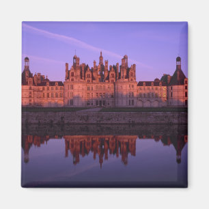 Kasteel Chambord bij zonsondergang, Loirevallei, F Magneet