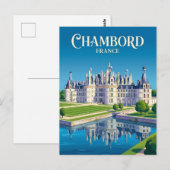 Kasteel Chambord Frankrijk Briefkaart (Voorkant / Achterkant)