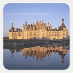Kasteel Chambord, Loire Vallei, Frankrijk Vierkante Sticker