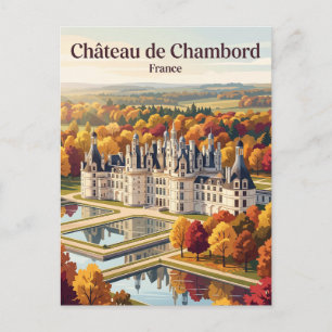 Kasteel Chambord, Loirevallei Frankrijk Briefkaart