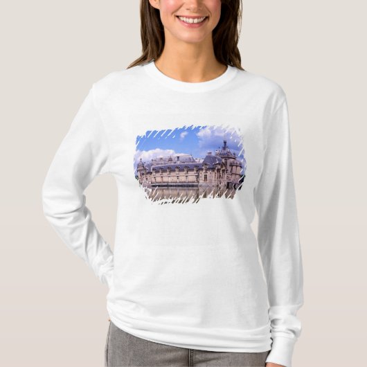 Kasteel Chantilly, Oise, Frankrijk T-shirt (Voorkant)