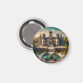 Kasteel Chapultepec Mexico Oude Reisprenten Magneet (Voorkant / Achterkant)
