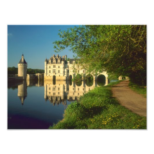 Kasteel Chenonceau, Loirevallei, Foto Afdruk (Voorkant)