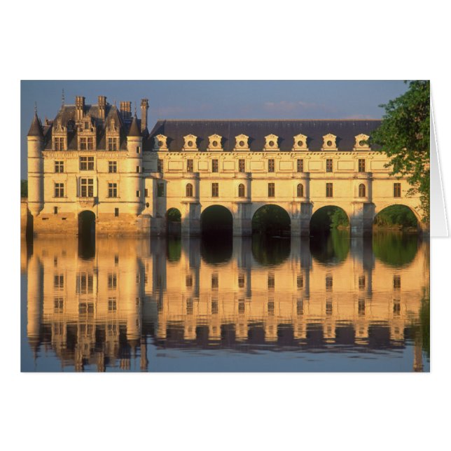 Kasteel Chenonceau, rivier Cher, Loir-et-Cher, (Voorkant Horizontaal)