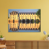 Kasteel Chenonceau, rivier Cher, Loir-et-Cher, 2 Canvas Afdruk (Insitu (Woonkamer))