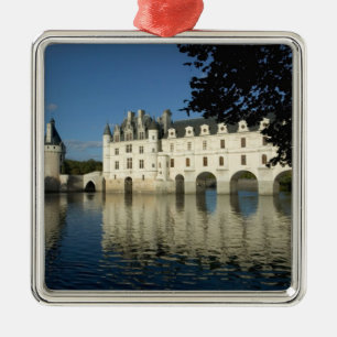 Kasteel Chenonceau, rivier Cher, Loir-et-Cher, 2 Metalen Ornament