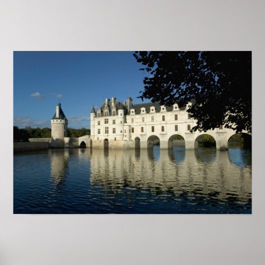 Kasteel Chenonceau, rivier Cher, Loir-et-Cher, 2 Poster (Voorkant)