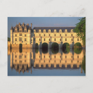 Kasteel Chenonceau, rivier Cher, Loir-et-Cher, Briefkaart