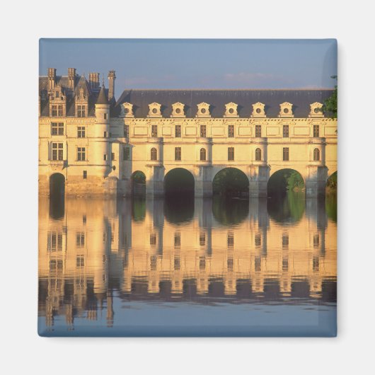 Kasteel Chenonceau, rivier Cher, Loir-et-Cher, Magneet (Voorkant)