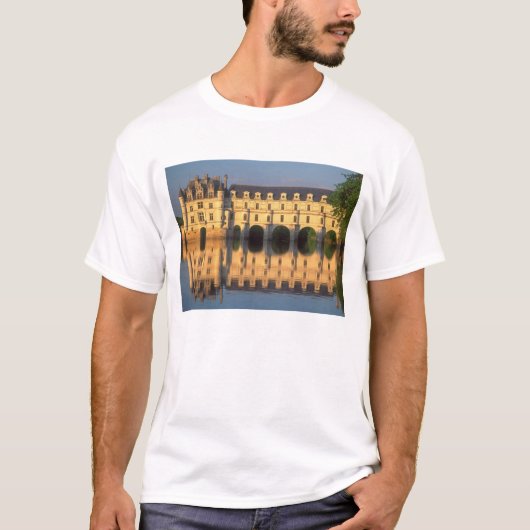Kasteel Chenonceau, rivier Cher, Loir-et-Cher, T-shirt (Voorkant)