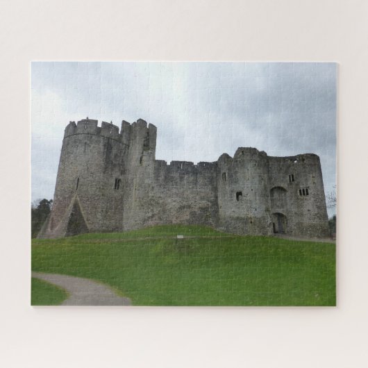 Kasteel Chepstow Wales Legpuzzel (Horizontaal)