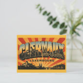Kasteel Clervaux Luxemburg Briefkaart (Staand voorkant)