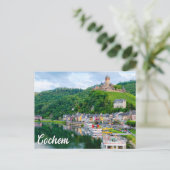 Kasteel Cochem, Duitsland Briefkaart (Staand voorkant)