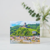 Kasteel Cochem, Duitsland Briefkaart (Staand voorkant)