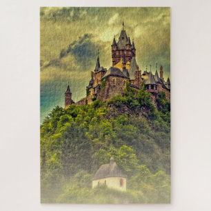 Kasteel Cochem Moezel Reichsburg. Legpuzzel