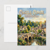 Kasteel Combe Verenigd Koninkrijk Briefkaart (Voorkant / Achterkant)