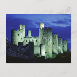 Kasteel Conwy, Gwynedd, Wales Briefkaart