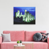 Kasteel Conwy, Gwynedd, Wales Canvas Afdruk (Insitu (Woonkamer))
