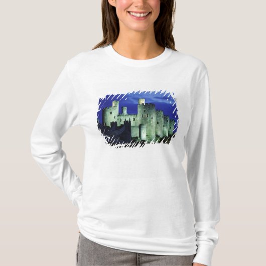 Kasteel Conwy, Gwynedd, Wales T-shirt (Voorkant)
