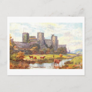 Kasteel Conwy uit de oude doos  Briefkaart