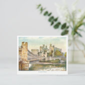 Kasteel Conwy uit de oude doos Briefkaart (Staand voorkant)