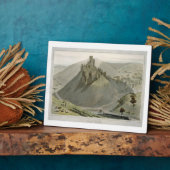 Kasteel Corfe, uit 'A Voyage Around Great Britain' Fotoplaat (Zijkant)